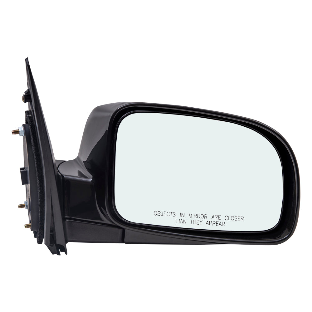 Brock Replacement Driver and Passenger Power Side View Mirrors Heated Compatible with 2007-2012 Santa Fe SUV 87610-0W000 87620-0W000