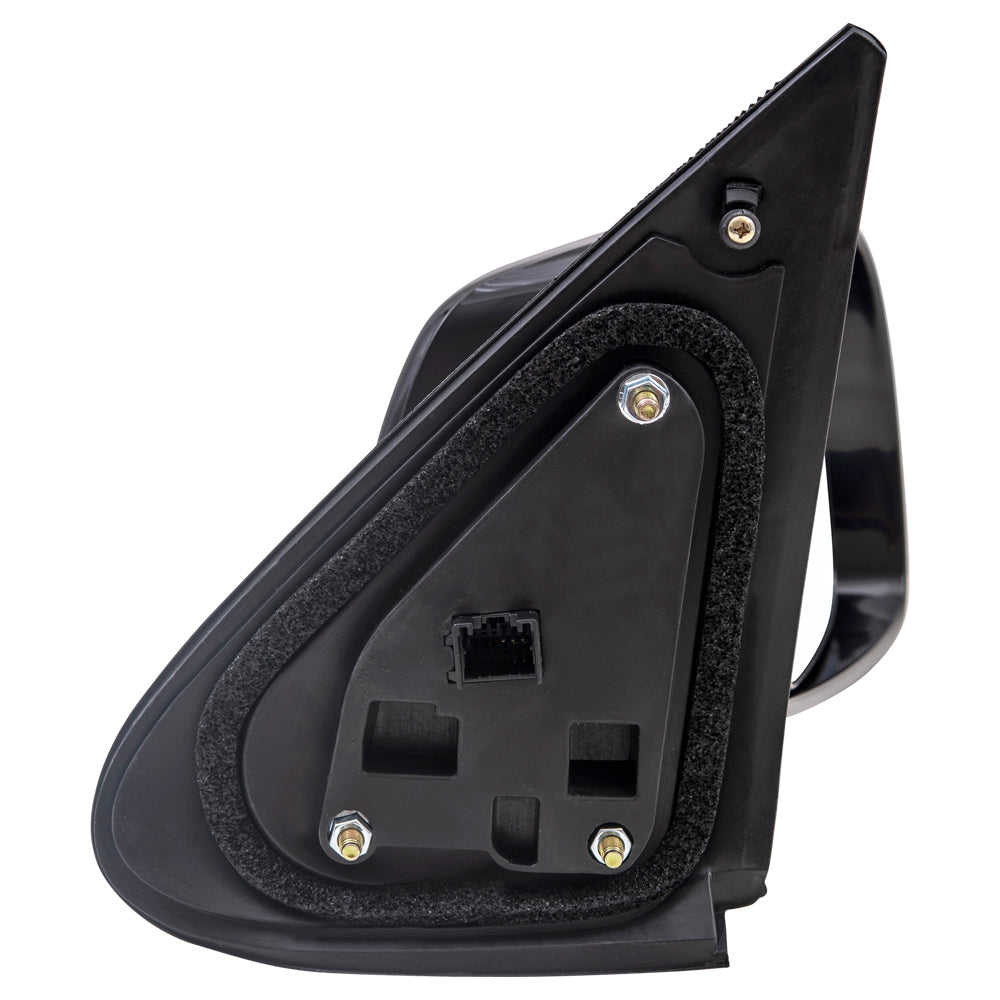 Brock Replacement Driver and Passenger Power Side View Mirrors Heated Compatible with 2007-2012 Santa Fe SUV 87610-0W000 87620-0W000