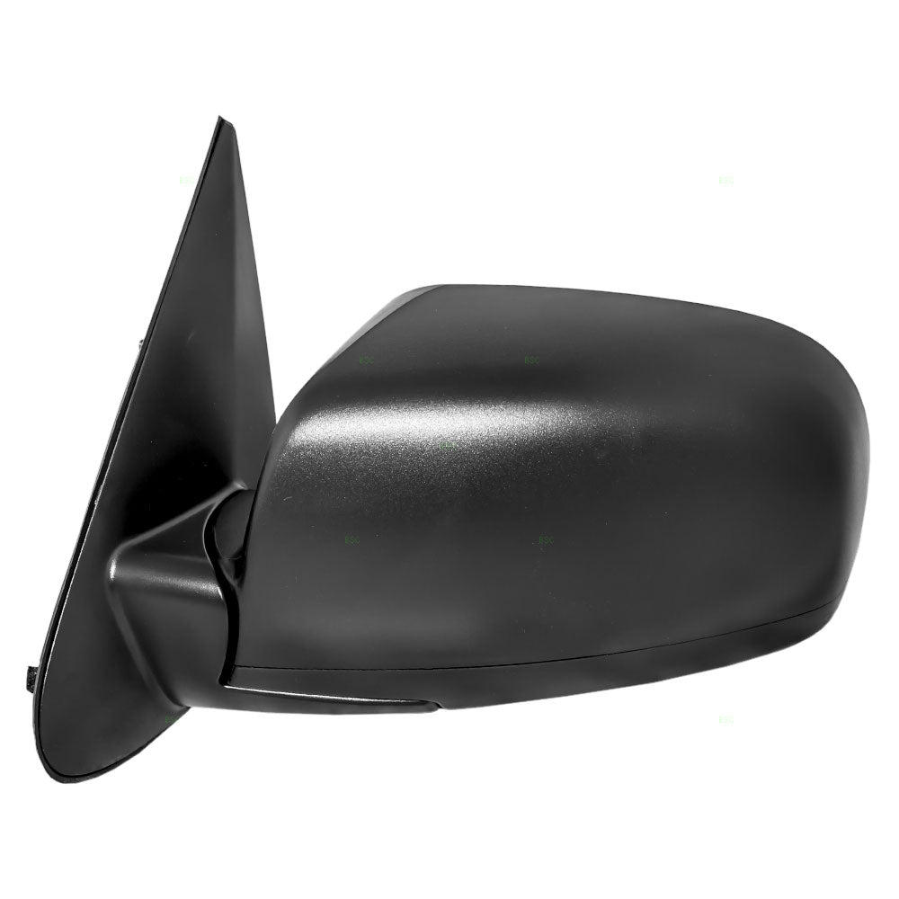 Brock Replacement Drivers Power Side View Mirror Heated Textured Compatible with 2007-2012 Santa Fe SUV 87610-0W010
