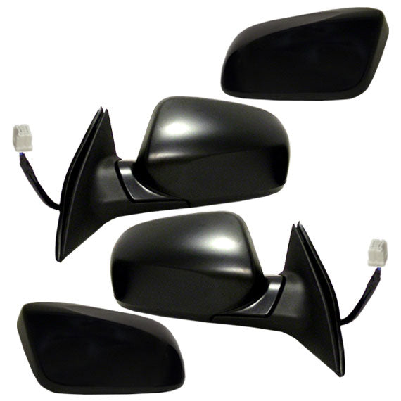 Power Mirror for 2011-2014 Outback Paint To Match & Textured Black Covers Heated for 2011-2014 Legacy 91036AJ15B Set SU1320124