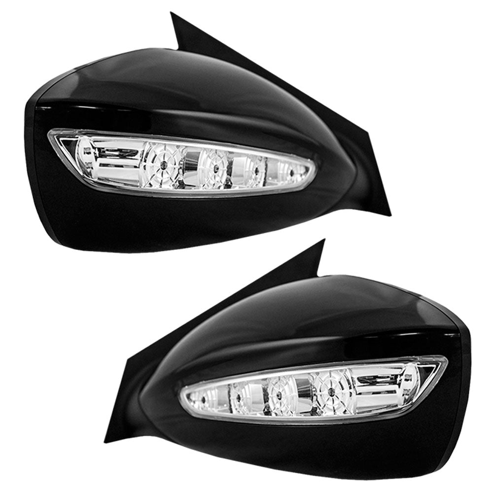 Power Mirror for 2011-2014 Sonata Exc Hybrid Turn Signal Indicator Heated 876103Q110 Set HY1320168