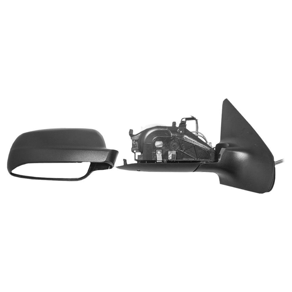 Manual Mirror for 1999-2006 Golf Blue Tinted Glass 1999-2005 Jetta 2007-2007 Rabbit 1J1857508P01C Right