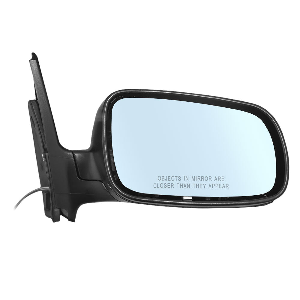 Manual Mirror for 1999-2006 Golf Blue Tinted Glass 1999-2005 Jetta 2007-2007 Rabbit 1J1857508P01C Right