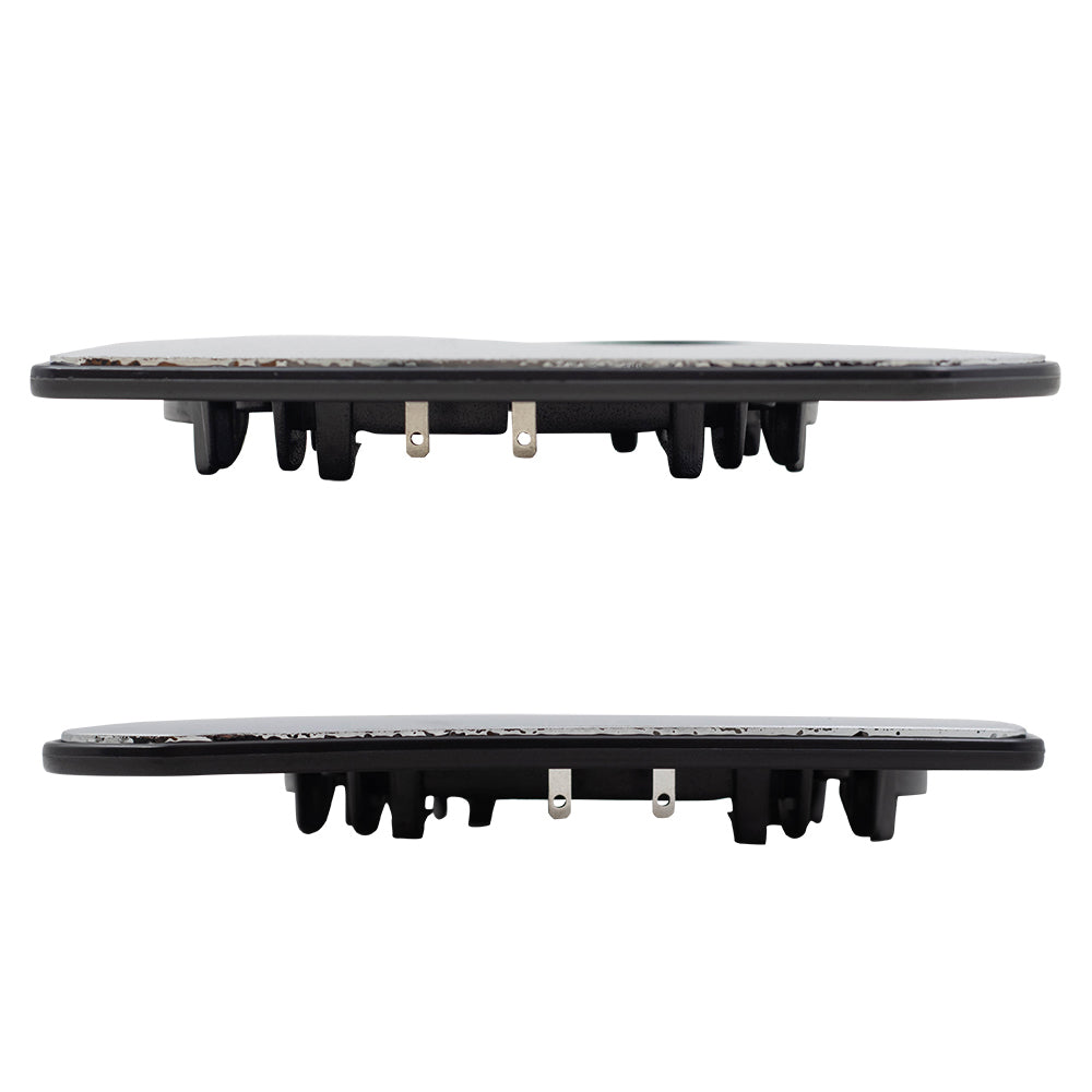 Brock Replacement Pair Mirror Glass w/ Bases Heated compatible with 15-19 Sonata