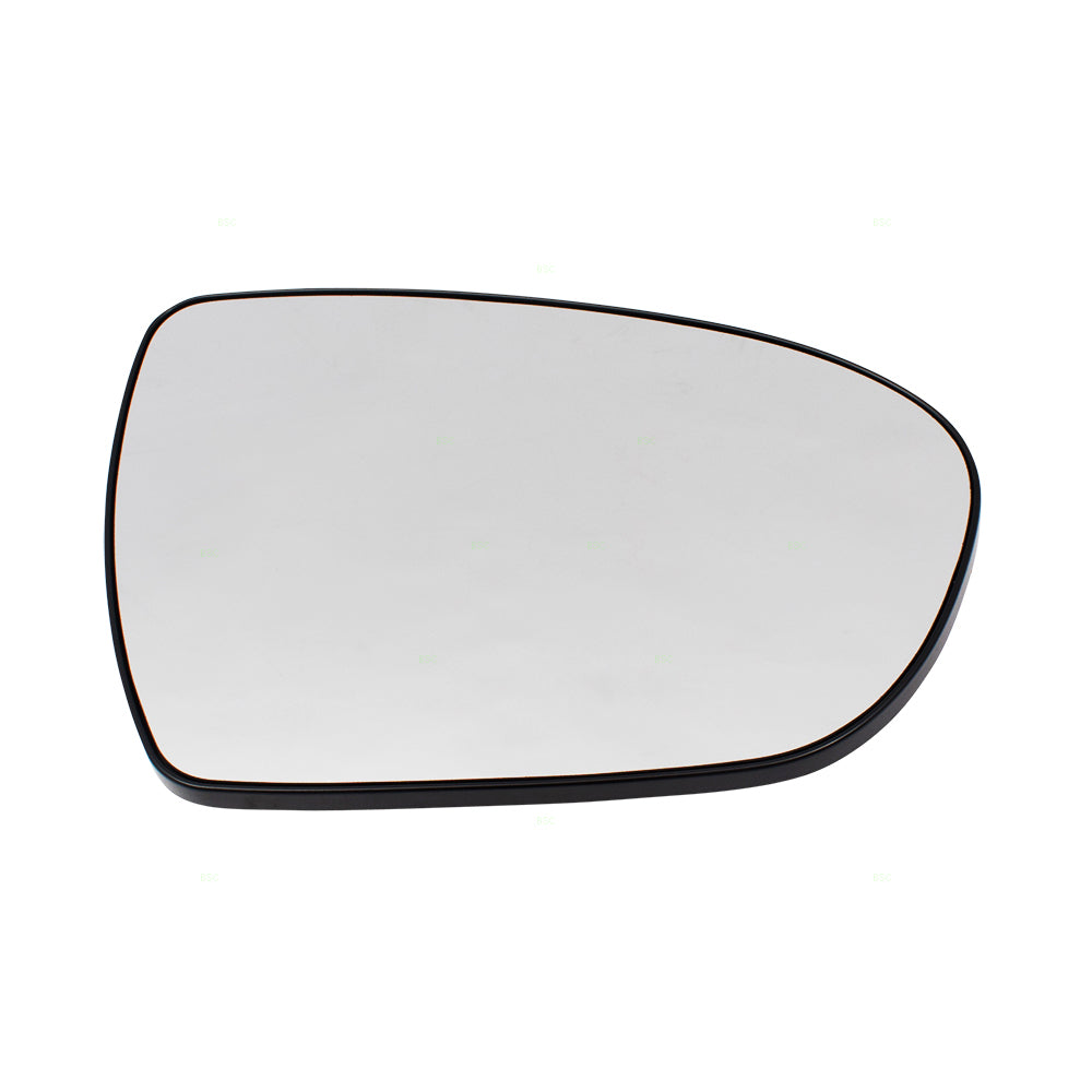 Brock Replacement Passengers Side View Mirror Glass & Base Heated compatible with Optima 876212T110