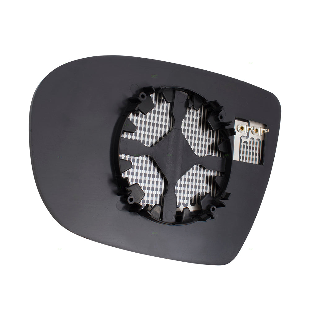 Brock Replacement Passengers Side View Mirror Glass & Base Heated compatible with Optima 876212T110