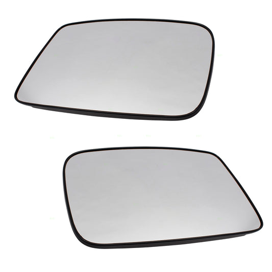 Mirror Glass with Base for 2002-2007 Lancer MR574587 Set