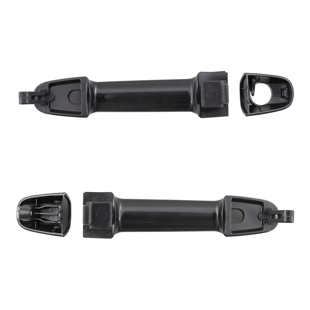 Brock Replacement Pair Set Front Outside Exterior Door Handles compatible with Sonata 82651-3K000 82652-3K020