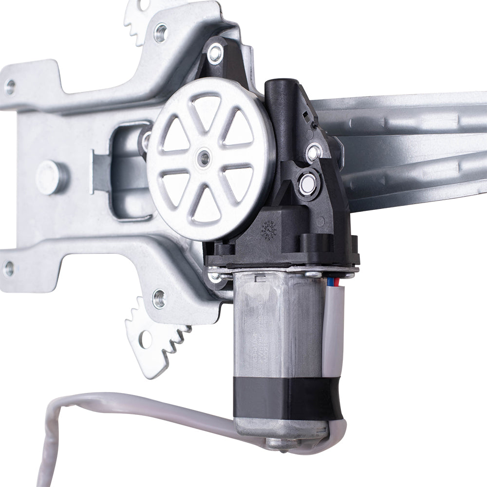 Brock Replacement Drivers Rear Power Window Lift Regulator w/ Motor Assembly Compatible with 08-11 Lancer Evolution Sportback 5743A065