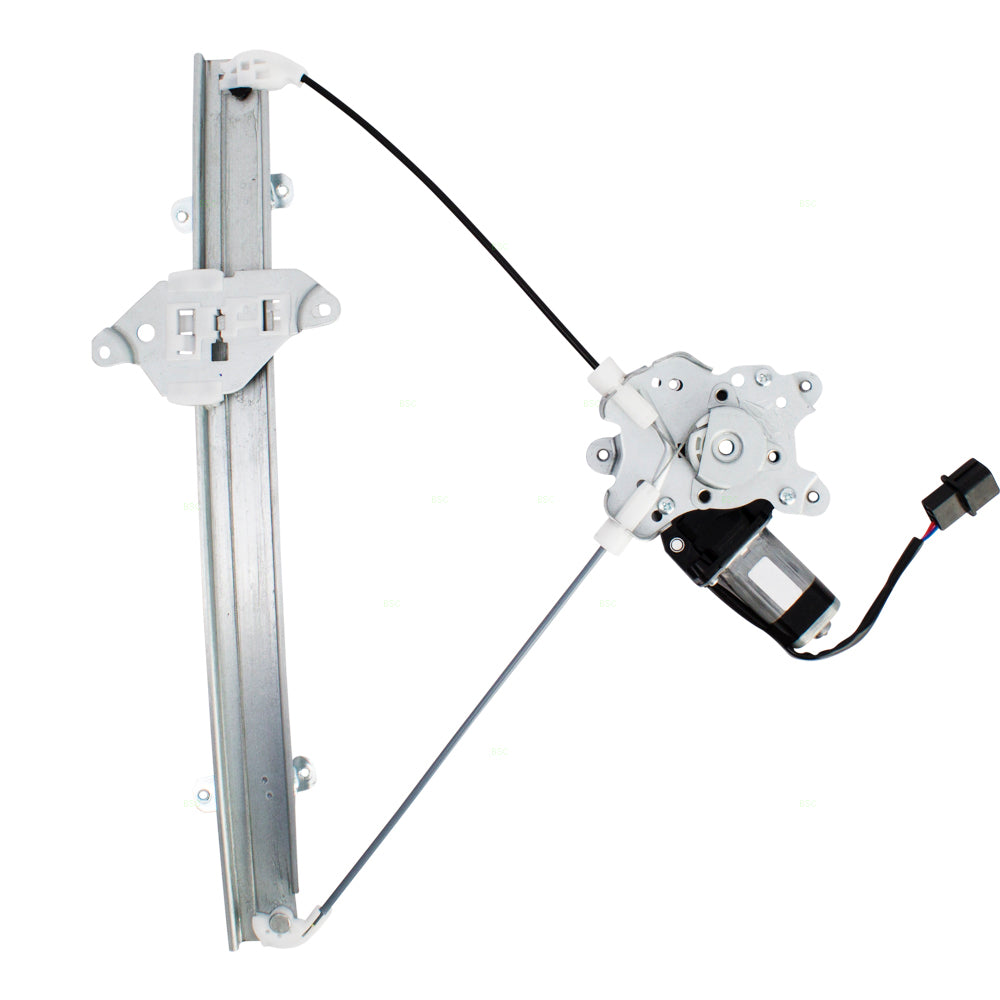 Brock Replacement Drivers Power Front Window Lift Regulator & Motor Assembly Compatible with 03-06 Outlander MR573877 MR987069