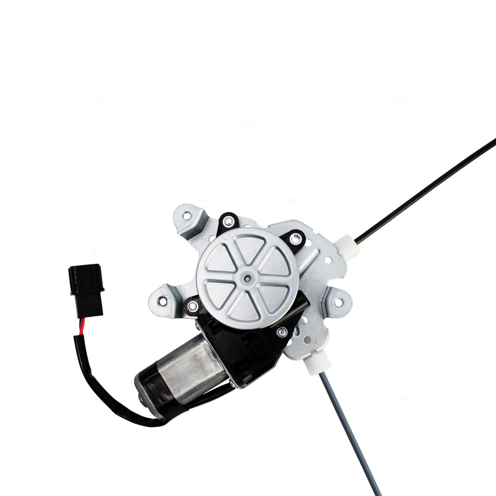 Brock Replacement Drivers Power Front Window Lift Regulator & Motor Assembly Compatible with 03-06 Outlander MR573877 MR987069