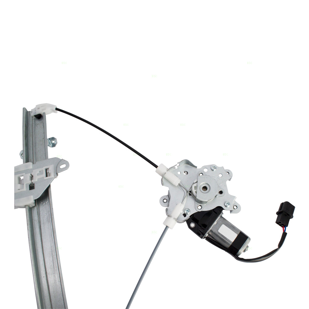 Brock Replacement Drivers Power Front Window Lift Regulator & Motor Assembly Compatible with 03-06 Outlander MR573877 MR987069