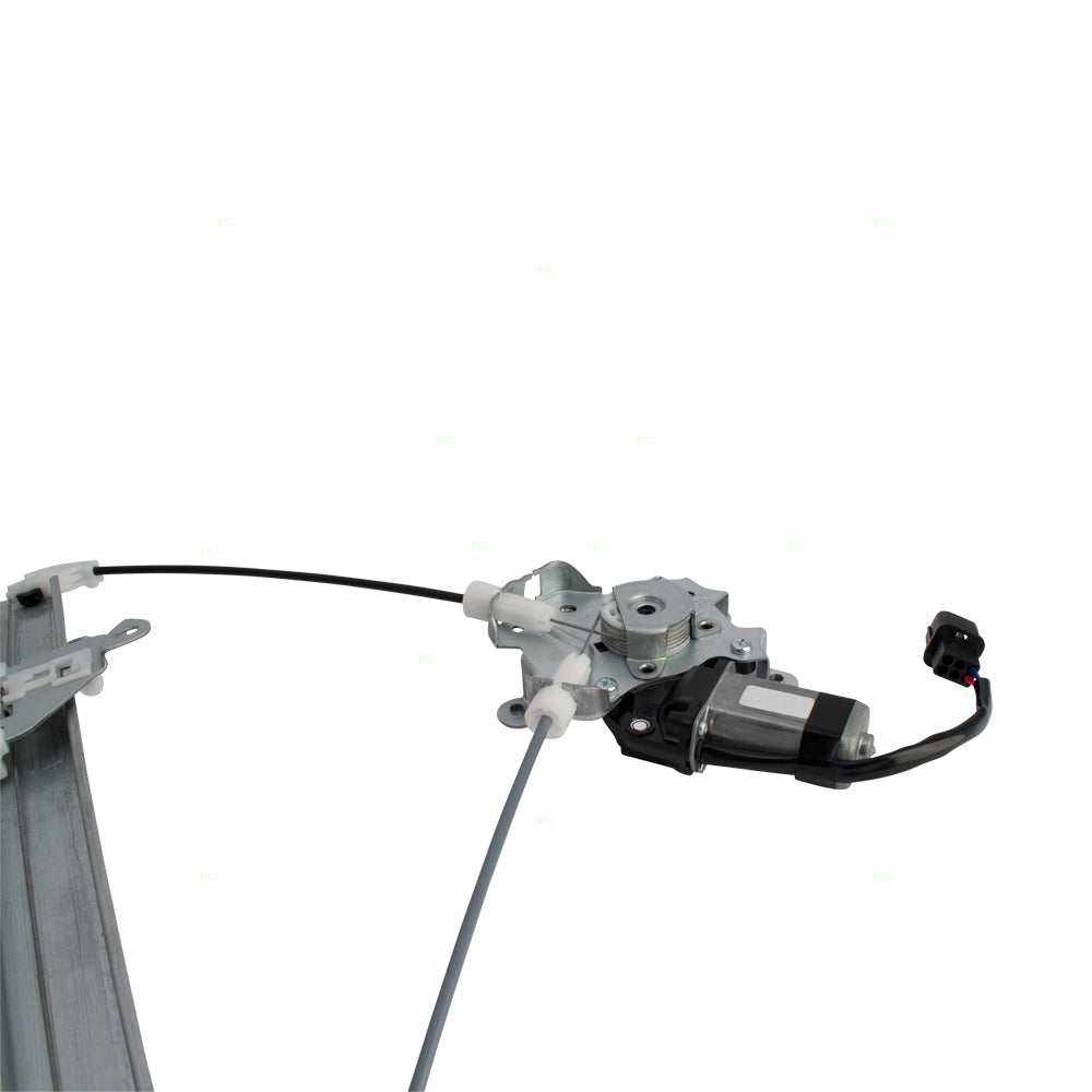 Brock Replacement Drivers Power Front Window Lift Regulator & Motor Assembly Compatible with 03-06 Outlander MR573877 MR987069