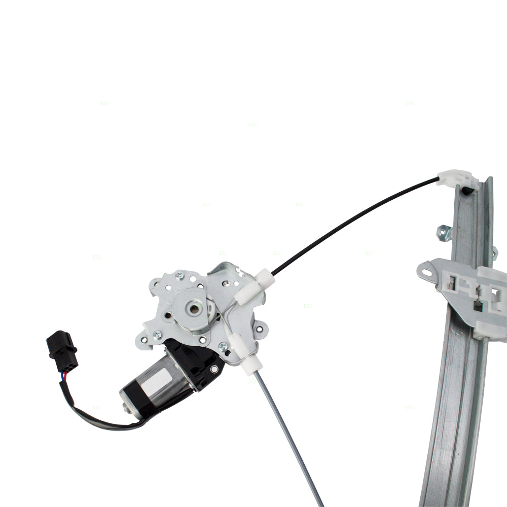 Brock Replacement Passengers Power Front Window Lift Regulator & Motor Assembly Compatible with 03-06 Outlander MR573878 MR987070