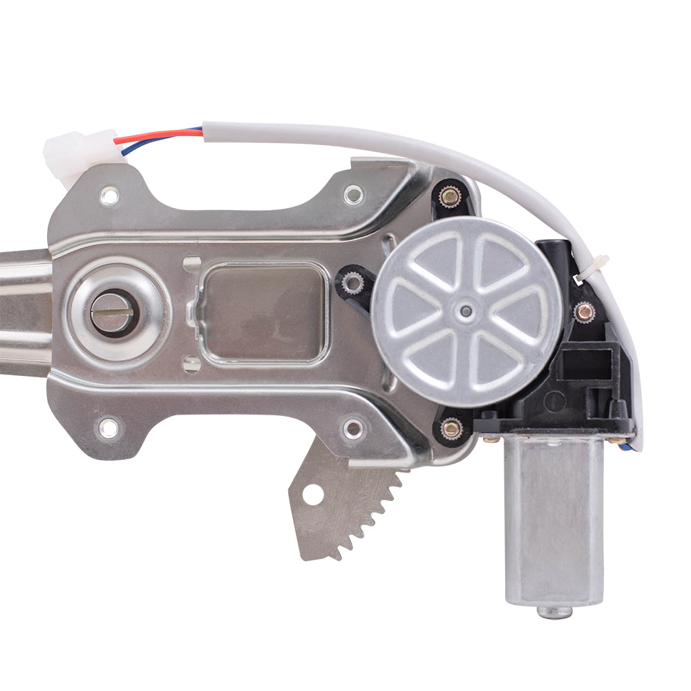 Brock Replacement Rear Driver and Passenger Power Window Regulators w/ Motor Compatible with 00-04 Outback Legacy 03-06 Baja