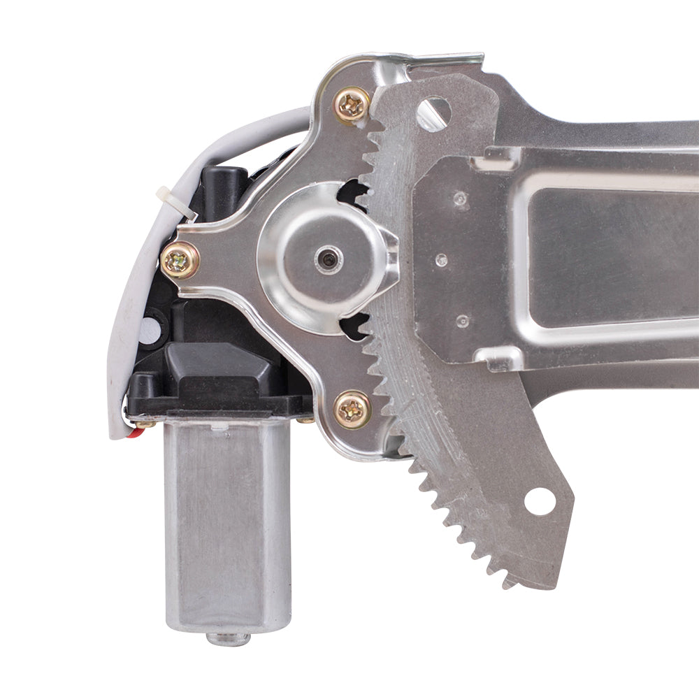 Brock Replacement Rear Driver and Passenger Power Window Regulators w/ Motor Compatible with 00-04 Outback Legacy 03-06 Baja