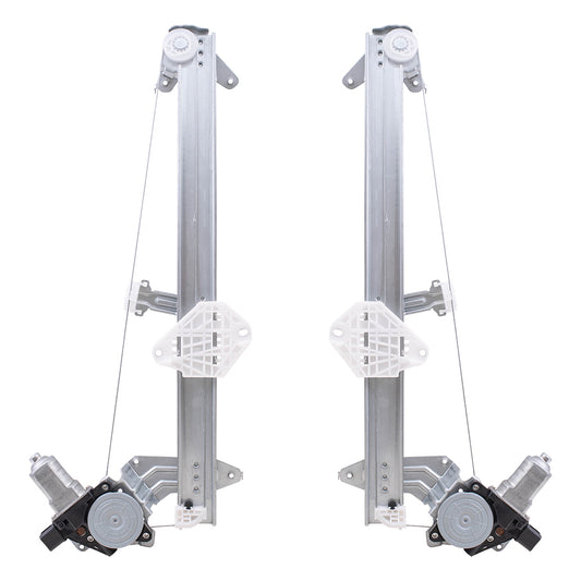 Window Regulator w/ Motor for 2017-2018 Forester 6 Pin Connector Front 61041SG012 Set