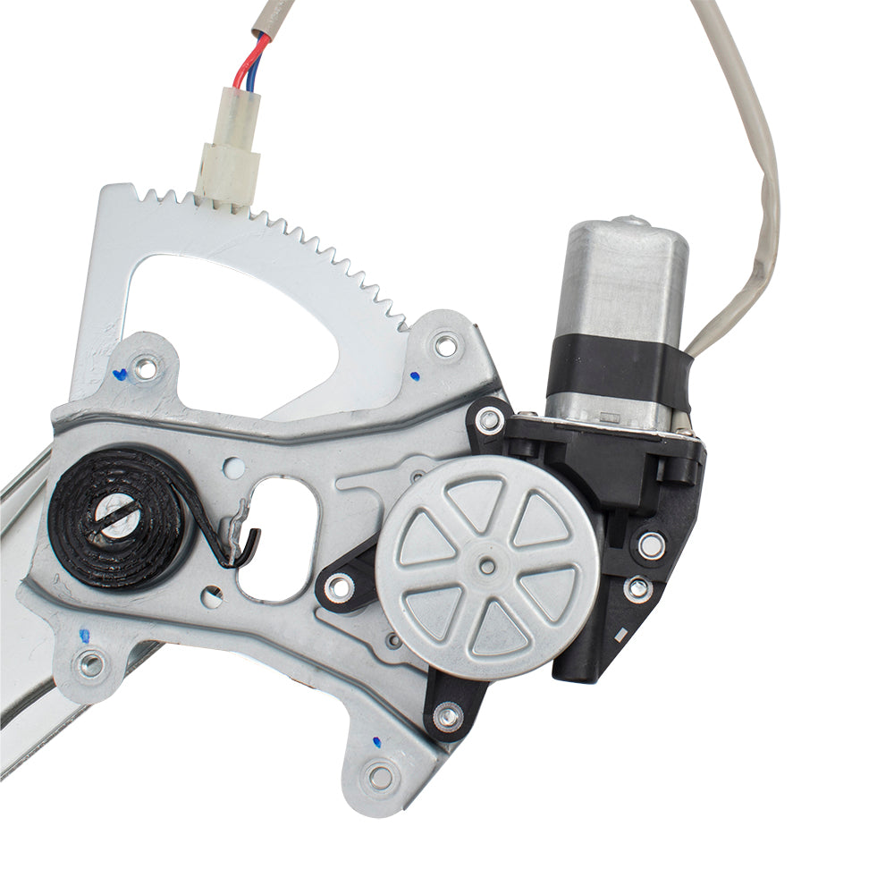 Brock Replacement Pair Set Front Power Window Lift Regulators w/ Motors Assemblies Compatible with 05-09 Outback Legacy 61222AG01A 61188AG00A