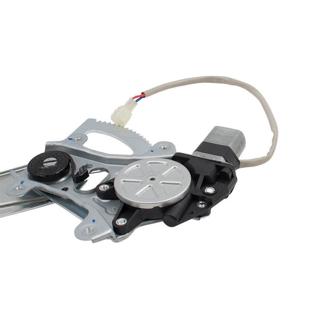 Brock Replacement Pair Set Front Power Window Lift Regulators w/ Motors Assemblies Compatible with 05-09 Outback Legacy 61222AG01A 61188AG00A