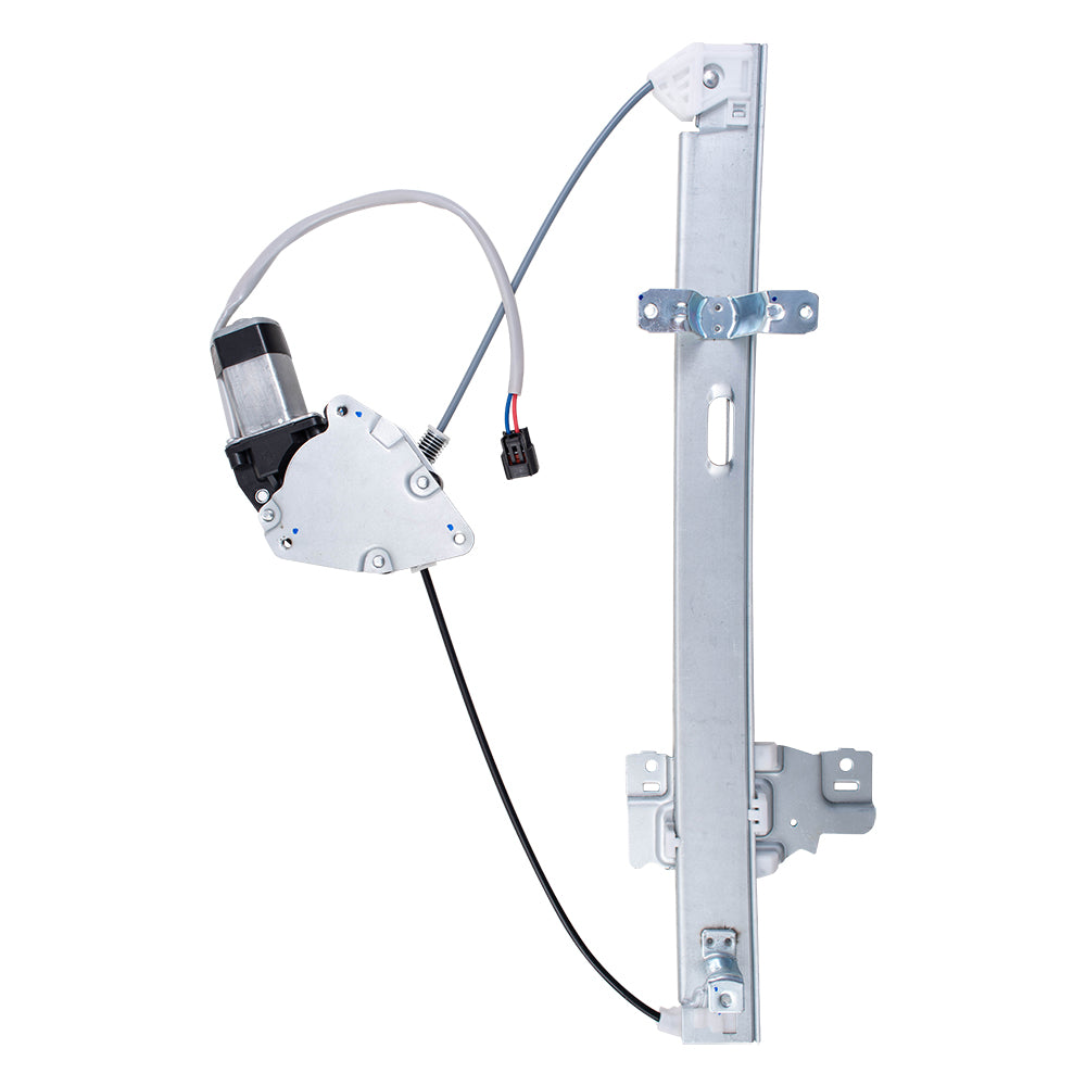 Brock Replacement Passengers Rear Power Window Lift Regulator w/ Motor Assembly Compatible with 98-04 Passport Rodeo 8972544541 IZ1551102