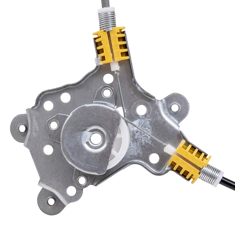 Window Regulator w/o Motor for 2003-2006 Outlander Front MR573877 Set MI1350124