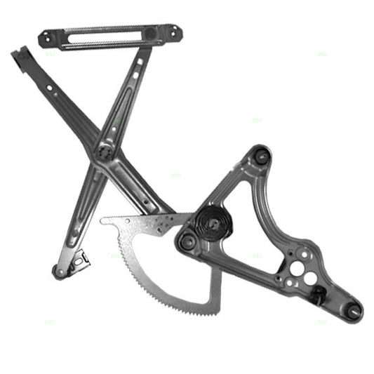 Window Regulator w/o Motor for 1984-1985 300SD W126 Brose Coburg Style Front for 1986-1987 300SDL for 1988-1991 300SE for 1988-1991 300SEL for 1991 350SD for 1990-1991 350SDL for 1985 380SE Left