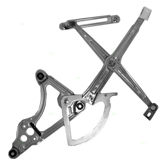 Window Regulator w/o Motor for 1984-1985 300SD W126 Brose Coburg Style Front for 1986-1987 300SDL for 1988-1991 300SE for 1988-1991 300SEL for 1991 350SD for 1990-1991 350SDL for 1985 380SE Left