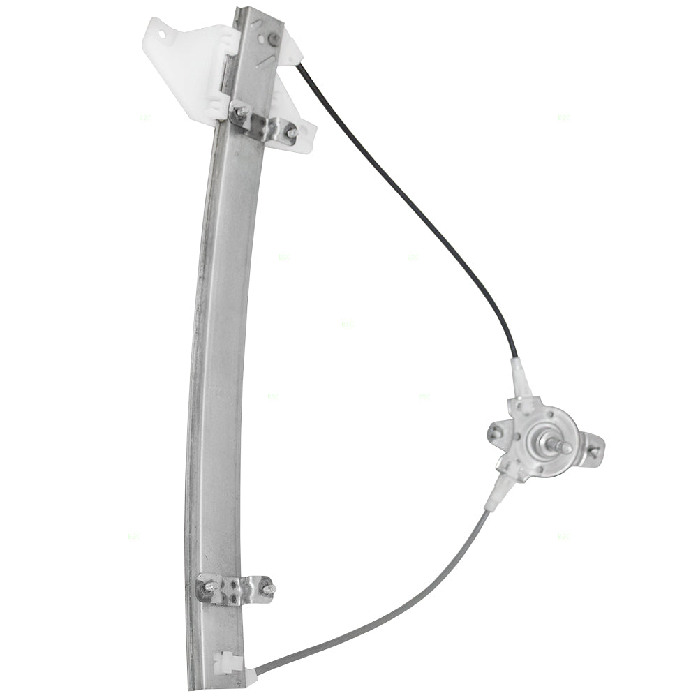 Brock Replacement Drivers Front Manual Window Lift Regulator Compatible with 00-06 Accent hatchback 82401-25200