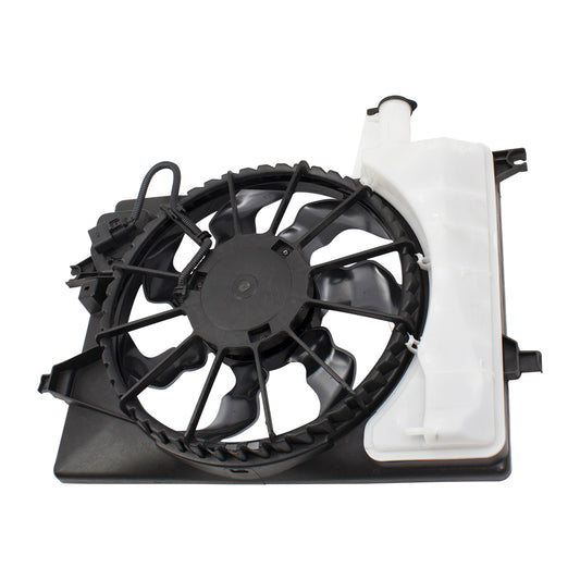 Brock Replacement Engine Cooling Radiator Fan Motor Assembly Compatible with Forte Forte5 Elantra Elantra GT 253803X500