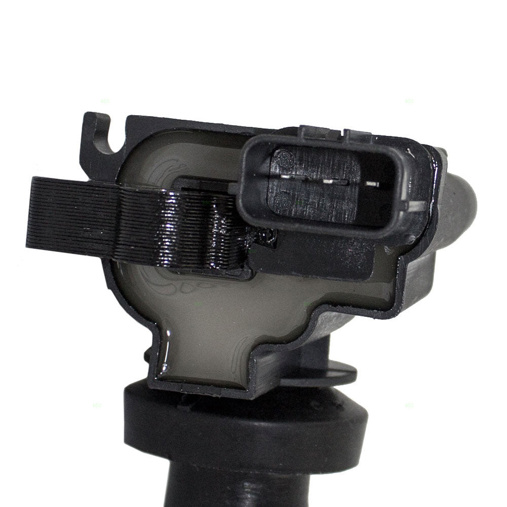 Brock Replacement for 4 Piece Set of Ignition Spark Plug Coils Compatible with 00-05 Eclipse 4 cylinder MD362907