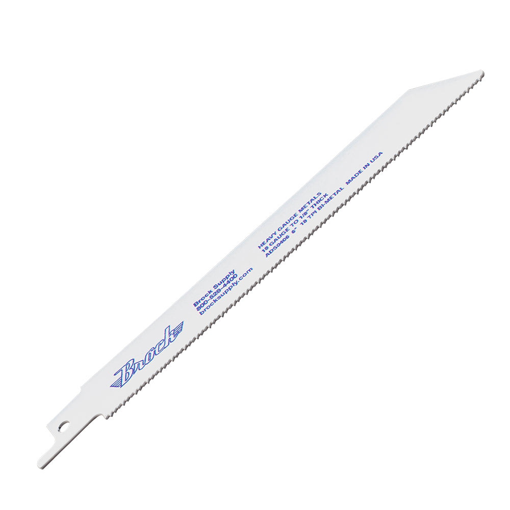 15 Pk Set Premium Bi-Metal Reciprocating 18 TPI Saw Blades Plastic Wood Non-Ferrous Metal for Industrial Shop DIY Hobby