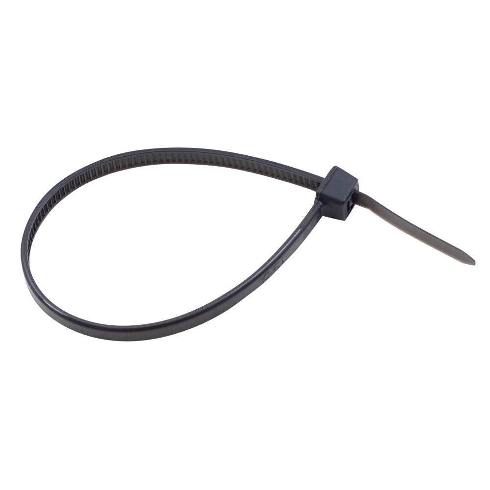Brock 1000 Pc Bag Black Nylon 6" Cable Zip Ties Self Locking Head UV Heat Resistant Outdoor Indoor for Bundling Tag Hold Wires Cords Crafts