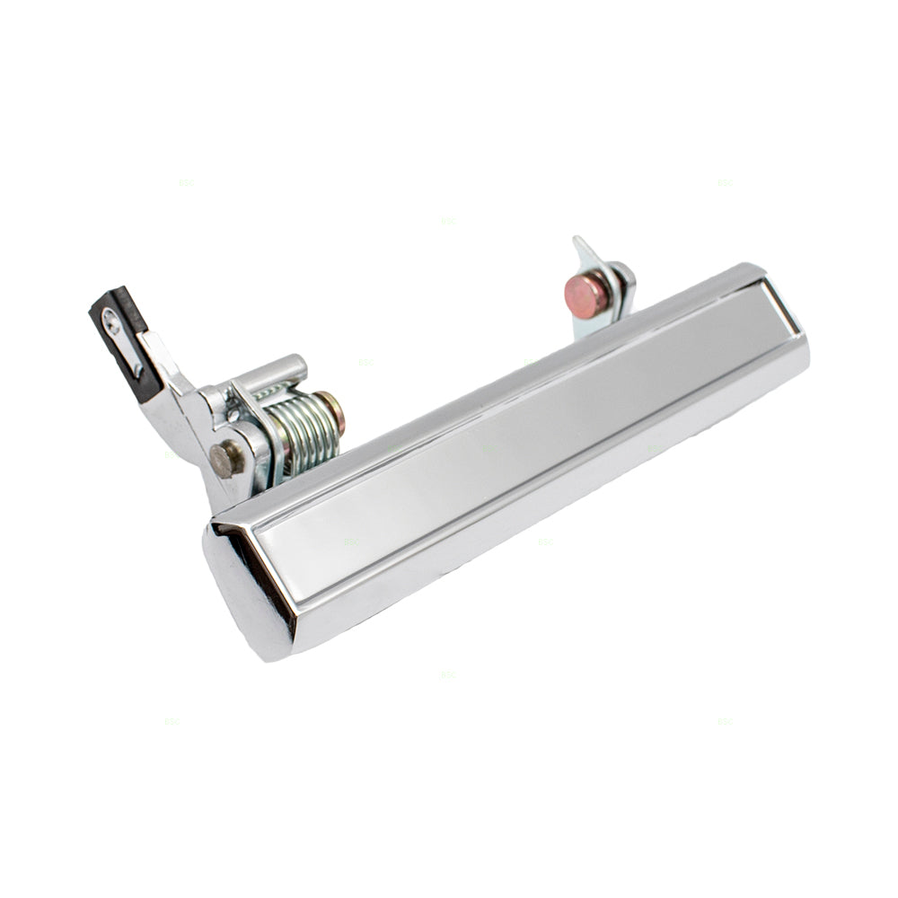 Brock Replacement 4 Pc Set of Outside Exterior Chrome Door Handles compatible with 71-76 Various Models 3060797 3060796