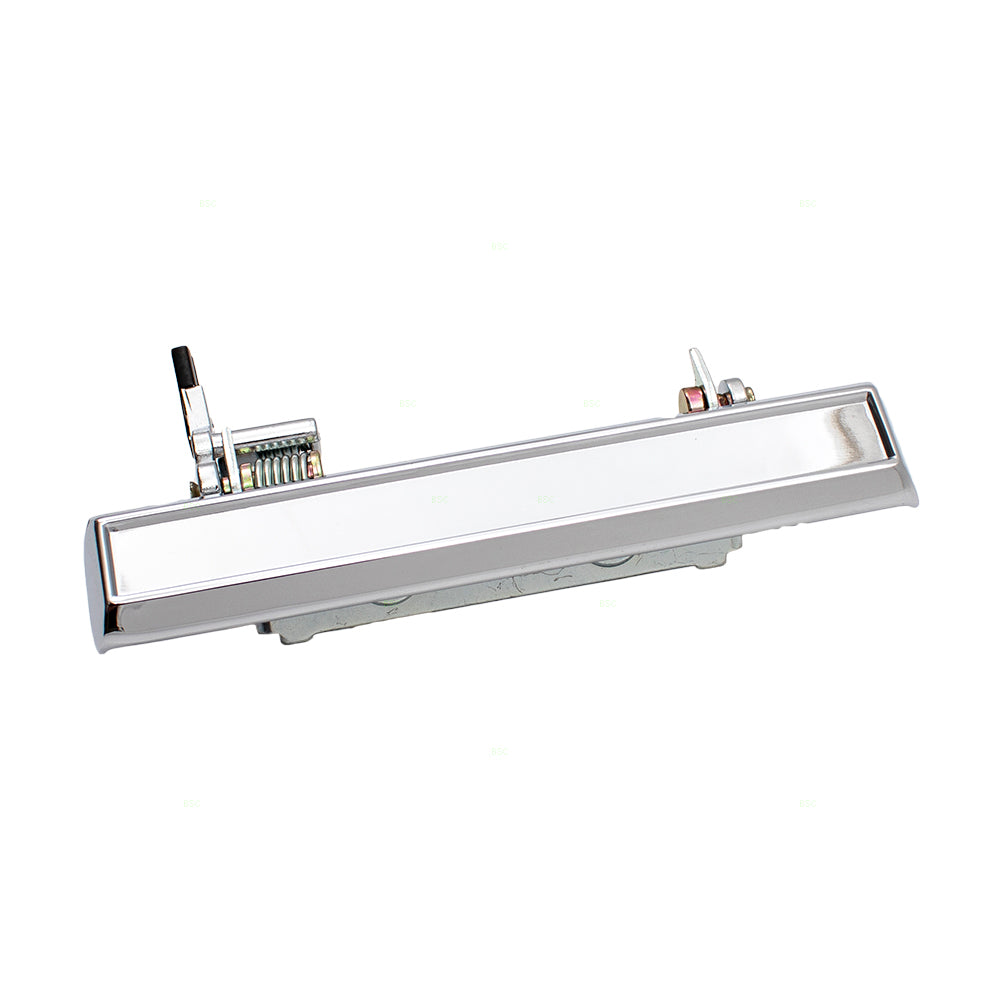 Brock Replacement 4 Pc Set of Outside Exterior Chrome Door Handles compatible with 71-76 Various Models 3060797 3060796