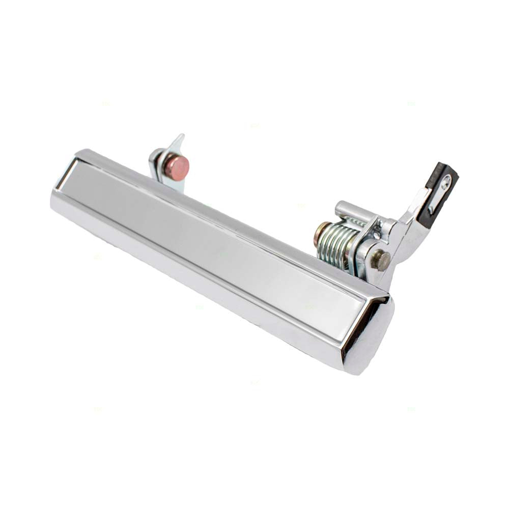 Brock Replacement Drivers Outside Exterior Front Chrome Door Handle Compatible with 70-81 GM Various Models 20099255 20099253 3060797 9827571
