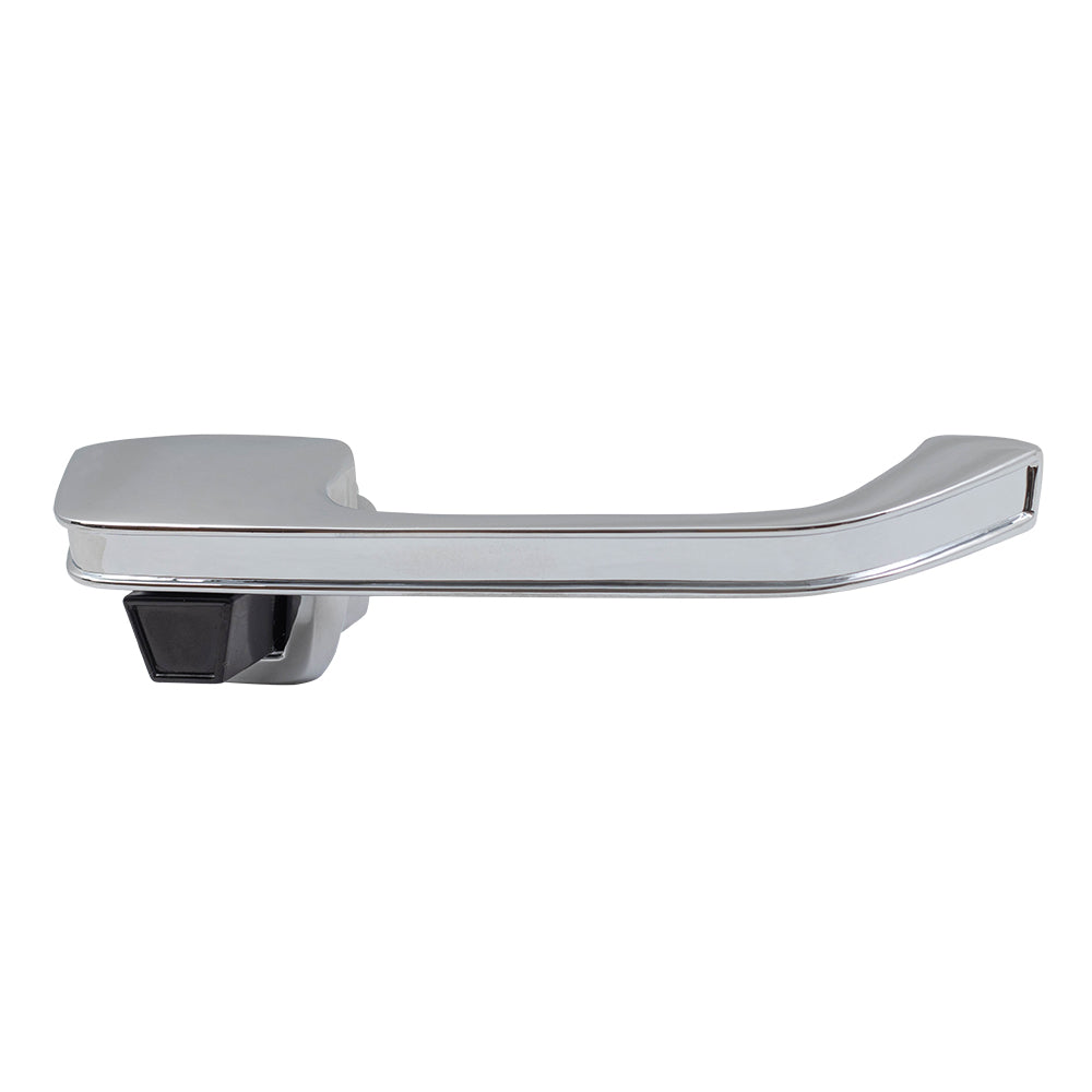 Brock Aftermarket Replacement Front or Rear Passenger Right Outside Door Handle Chrome With Gasket Compatible With 1973-1991 GM Truck