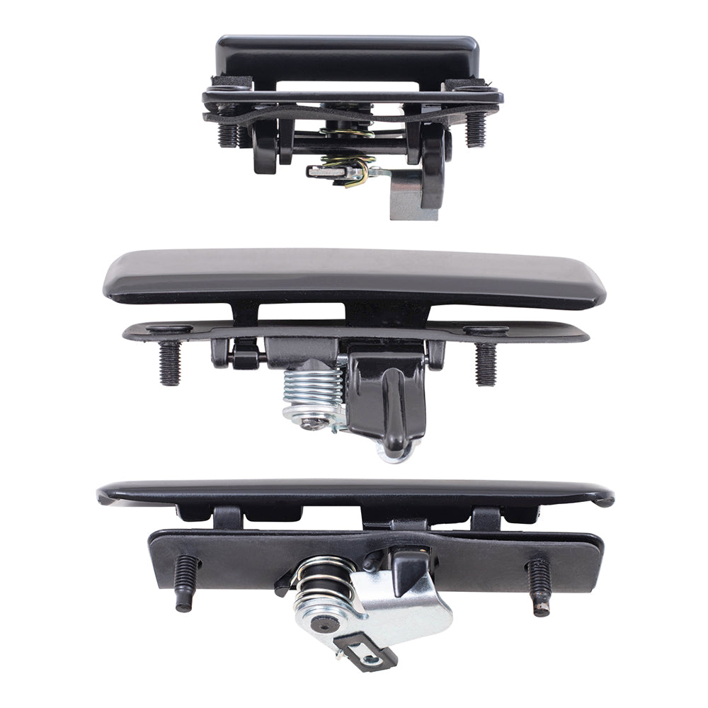 Brock Replacement Front and Rear Outside Door Handles and Rear Inside Door Latch Release Handle 4 Piece Set Compatible with 1985-1992 Astro & 1985-1992 Safari all without Liftgate ONLY