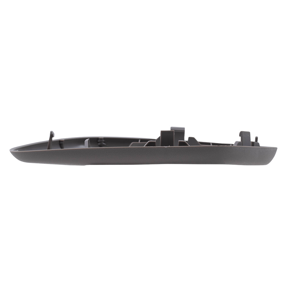 Brock Replacement Drivers Inside Inner Gray Door Handle Trim Bezel Compatible with 1995-2002 C/K Old Body Style Pickup Truck 15708079