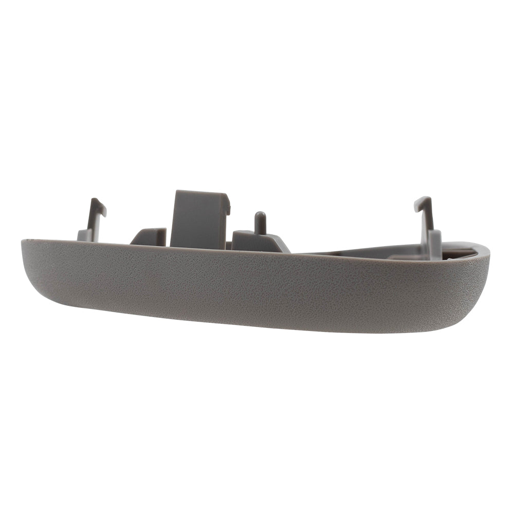 Brock Replacement Drivers Inside Inner Gray Door Handle Trim Bezel Compatible with 1995-2002 C/K Old Body Style Pickup Truck 15708079