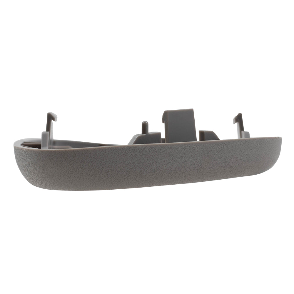 Brock Replacement Passengers Inside Inner Gray Door Handle Trim Bezel Compatible with 1995-2002 C/K Old Body Style Pickup Truck 15708080