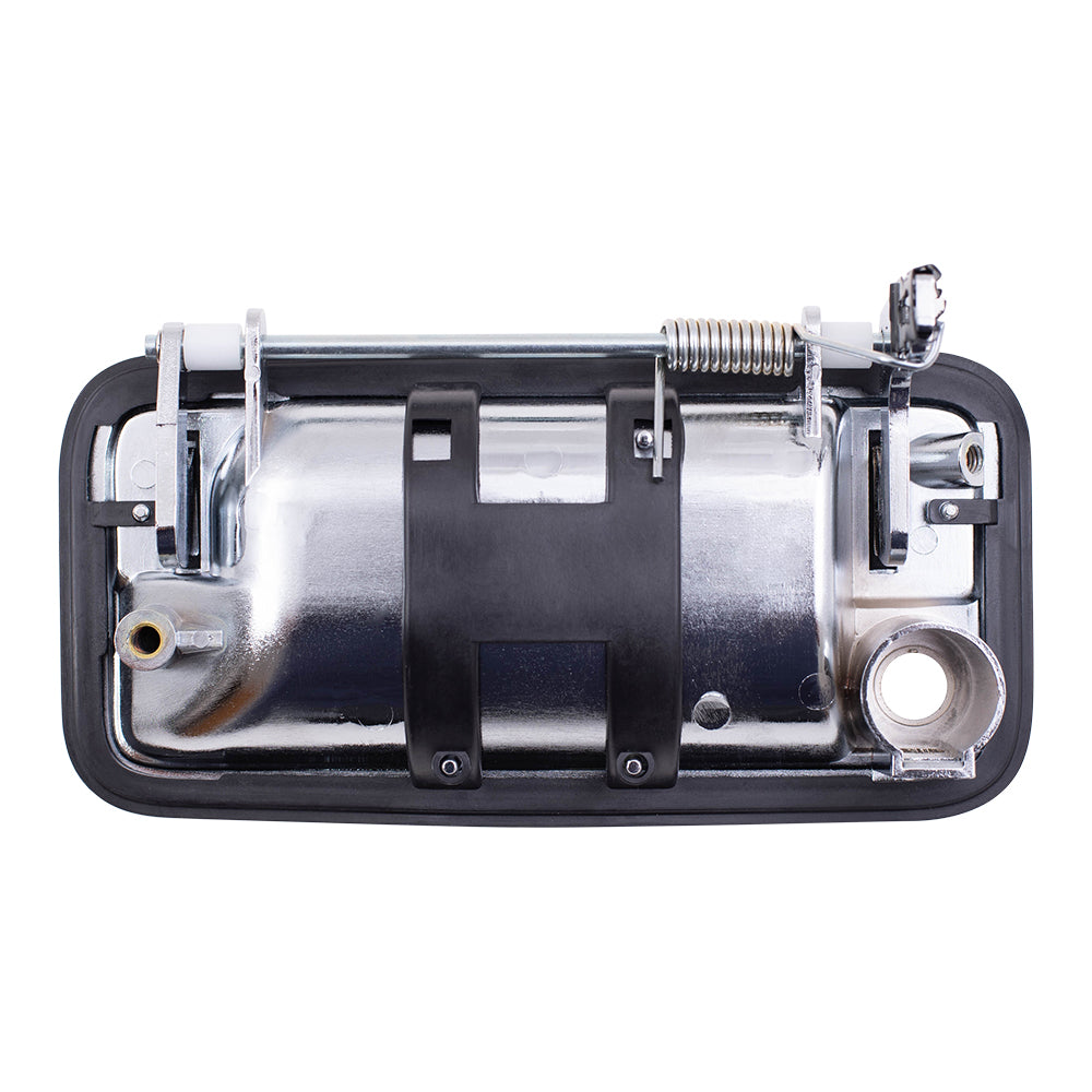 Brock Replacement Driver and Passenger Front Outside Door Handles Chrome Specialty compatible with Pickup 15708043 15708044