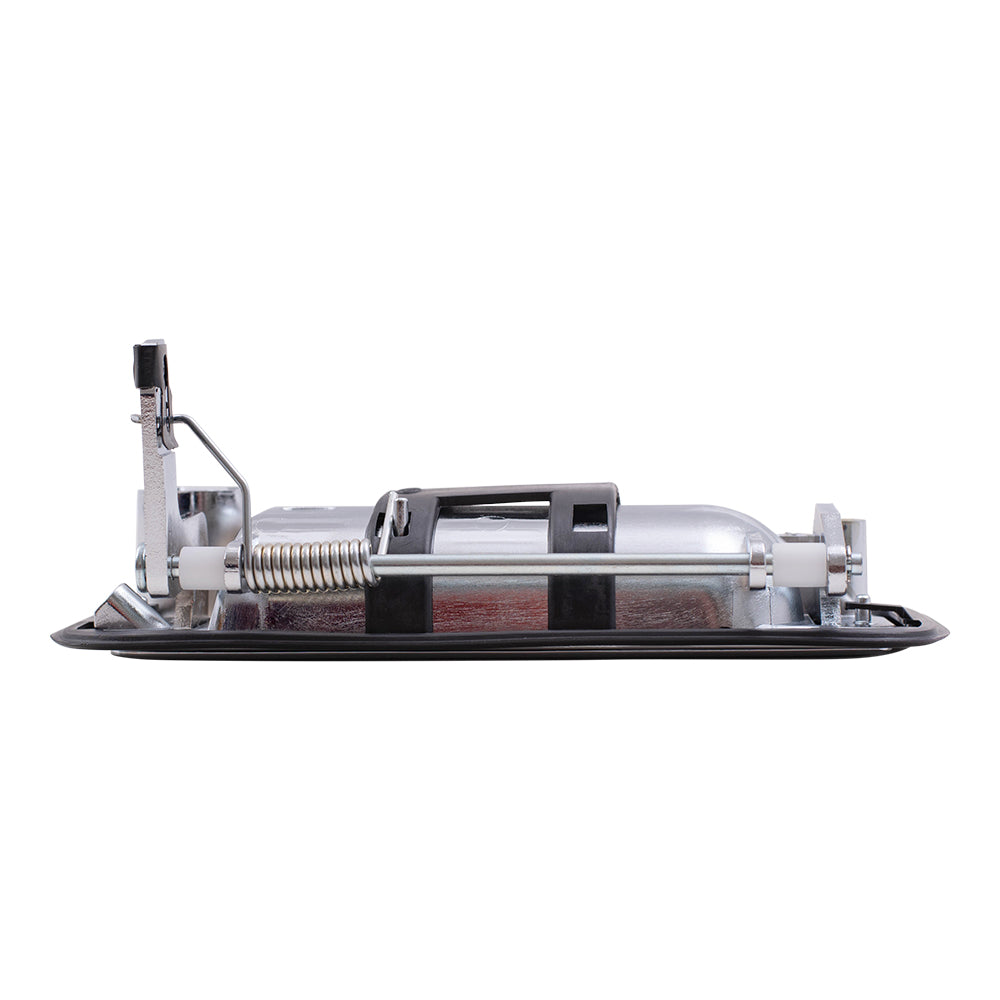 Brock Replacement Driver and Passenger Front Outside Door Handles Chrome Specialty compatible with Pickup 15708043 15708044