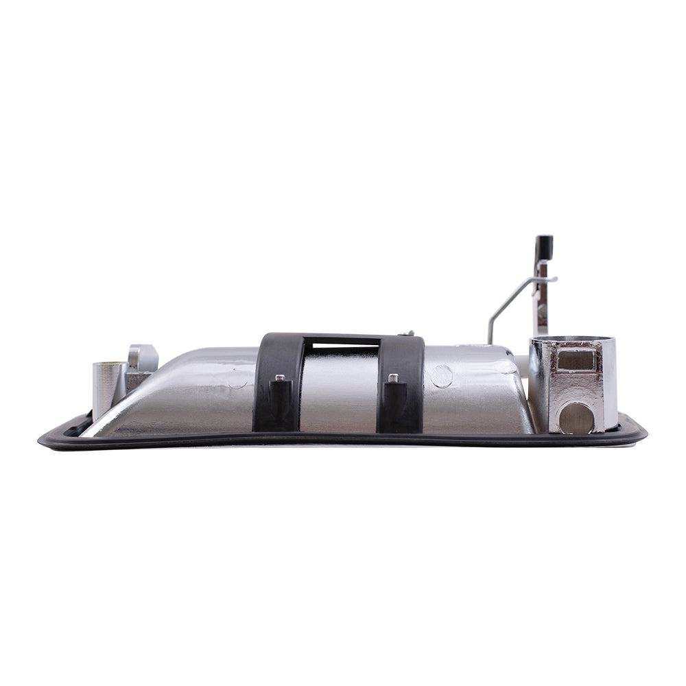 Brock Replacement Driver and Passenger Front Outside Door Handles Chrome Specialty compatible with Pickup 15708043 15708044