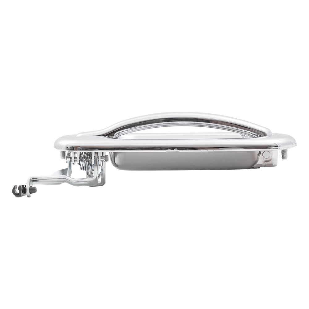 Brock Replacement Drivers Outside Rear Chrome Specialty Door Handle compatible with SUV Pickup Truck