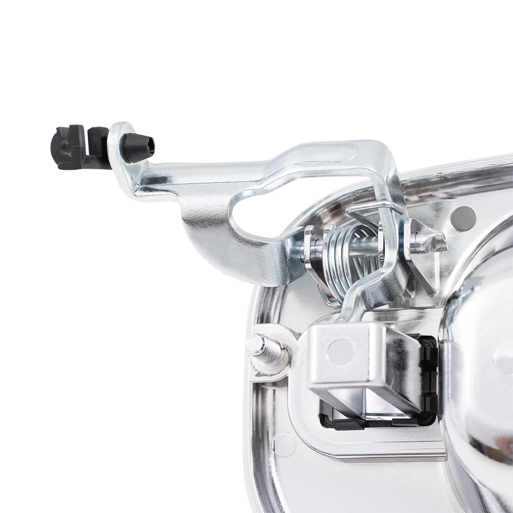 Brock Replacement Drivers Outside Rear Chrome Specialty Door Handle compatible with SUV Pickup Truck