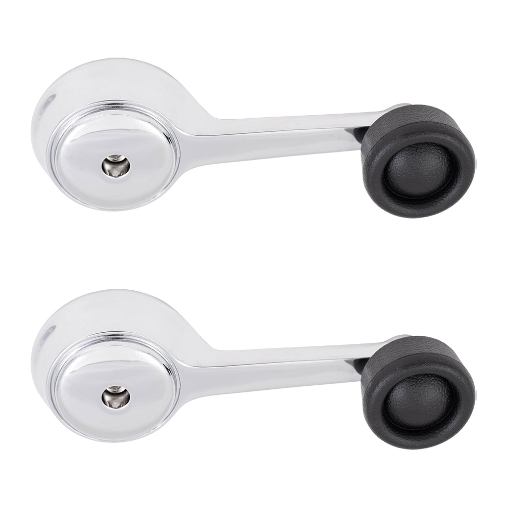 Brock Replacement Pair Set Window Crank Handles Compatible with Wrangler Grand Wagoneer J Series Cherokee Wagoneer 4415820 J3678907