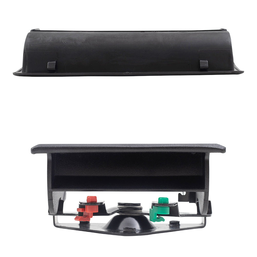 Brock Replacement Black Tailgate Handle and Bezel Set Compatible with 1988-2002 C/K Trucks