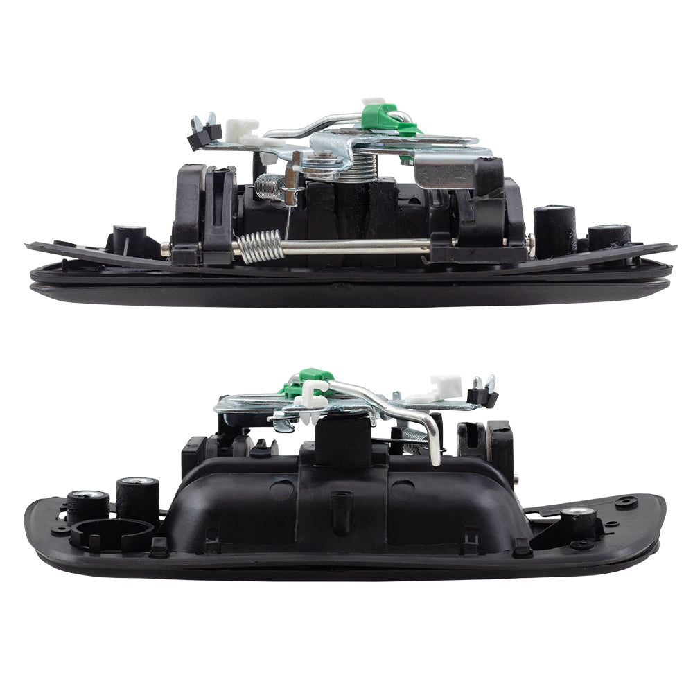 Brock Replacement Tailgate Driver and Passenger Front Outside Outer Door Handles compatible with Pickup Truck 25875521 15243675