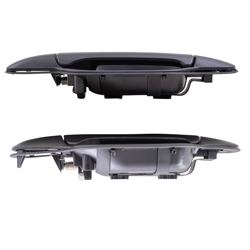 Brock Replacement Driver and Passenger Front and Rear Outside Outer Door Handles compatible with 25875521 15243675 25875523 25875524