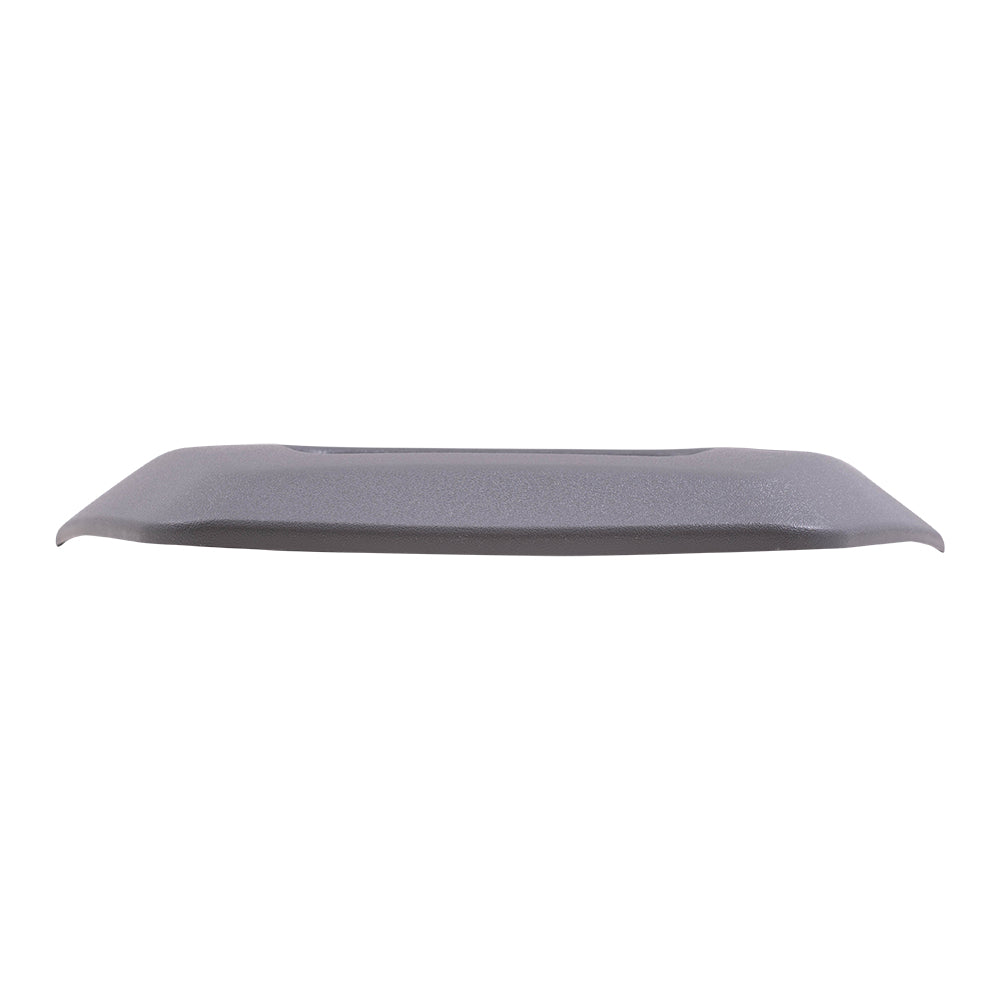 Brock Replacement Textured Gray Tailgate Handle Trim Bezel compatible with Pickup Truck 93441079